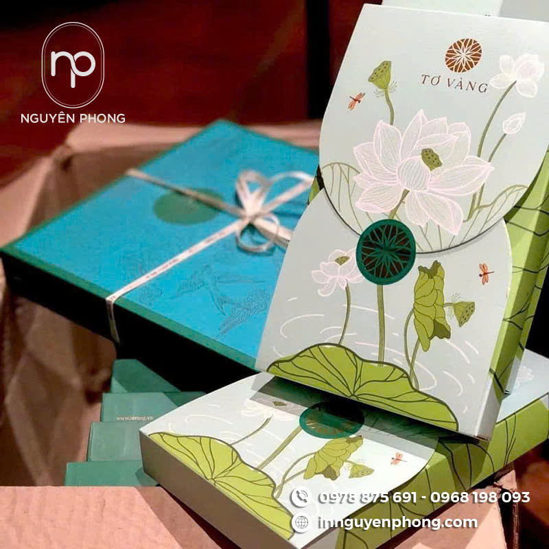 Hộp carton lạnh bồi giấy mỹ thuật cổ điển, ấn tượng